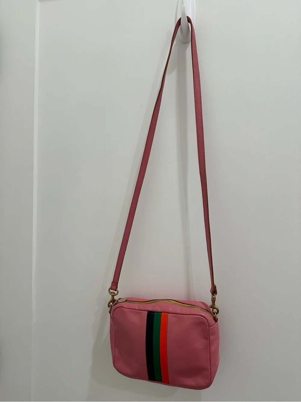 Clare V. Lollipop Midi Sac Leather Crossbody Bag - Picture 2 of 6